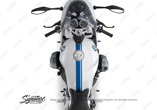 BMW R nineT Racer タンクトップステッカー | Banzai Motor Works