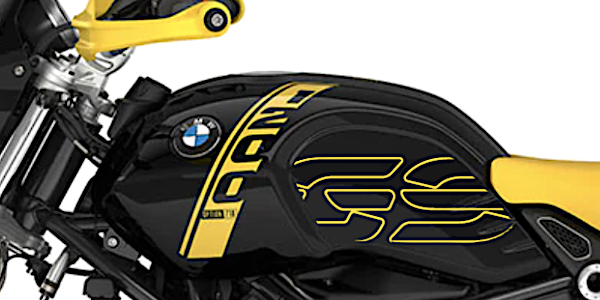 BMW RnineT Urban G/S ピンストライプロゴ ライトホワイト